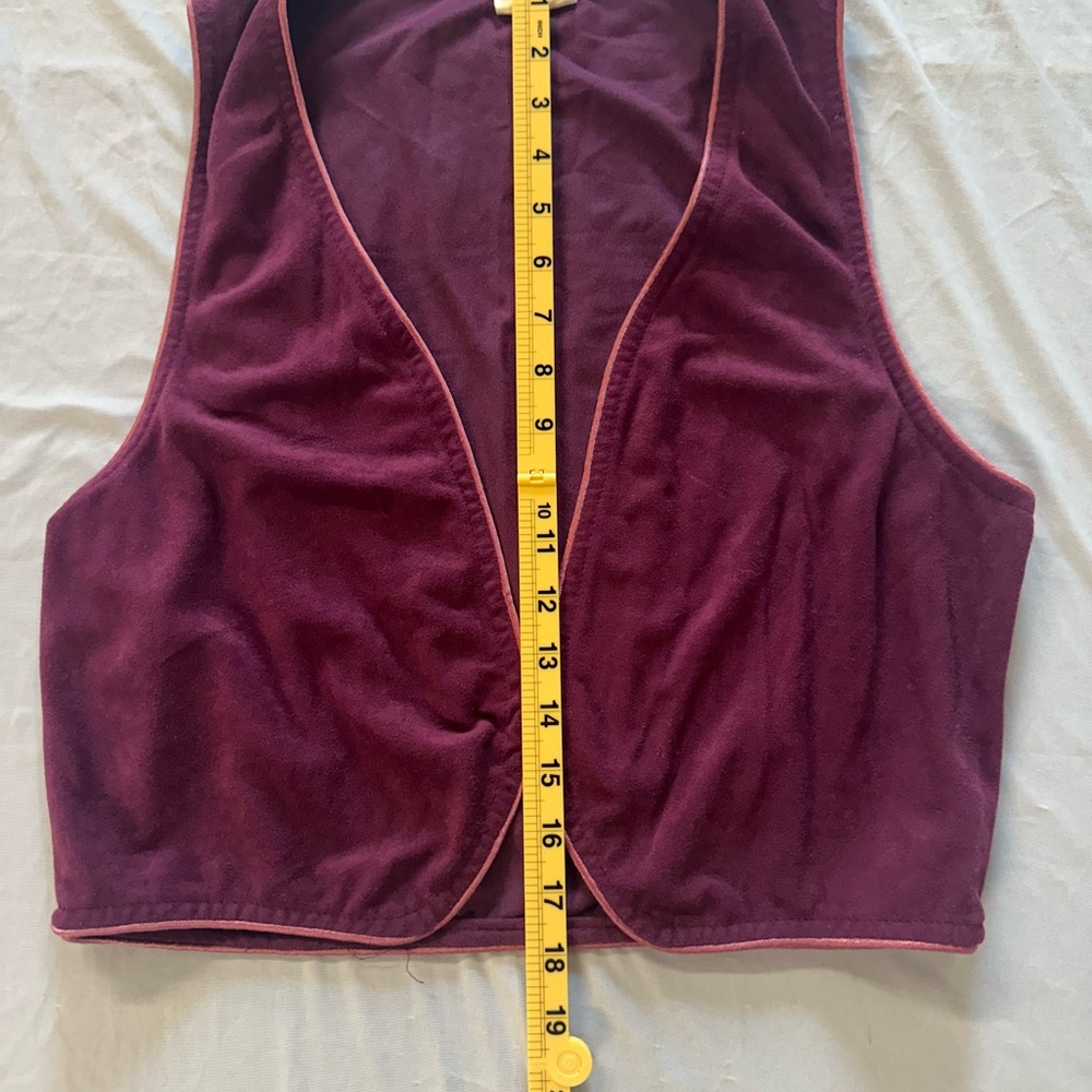 Vintage The Branch 2 Piece Vest & Skirt Set • Beautiful Western Velour Suede - Picture 6 of 9